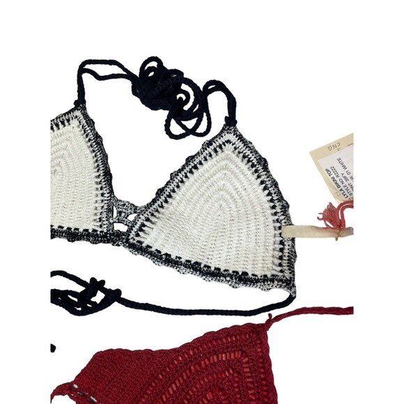 NWT Lot Of 2 Raga Boho Crochet/Halter Tops Women’s‎ Size Small - Picture 2 of 9